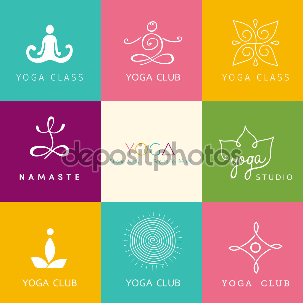 simple yoga logo ideas