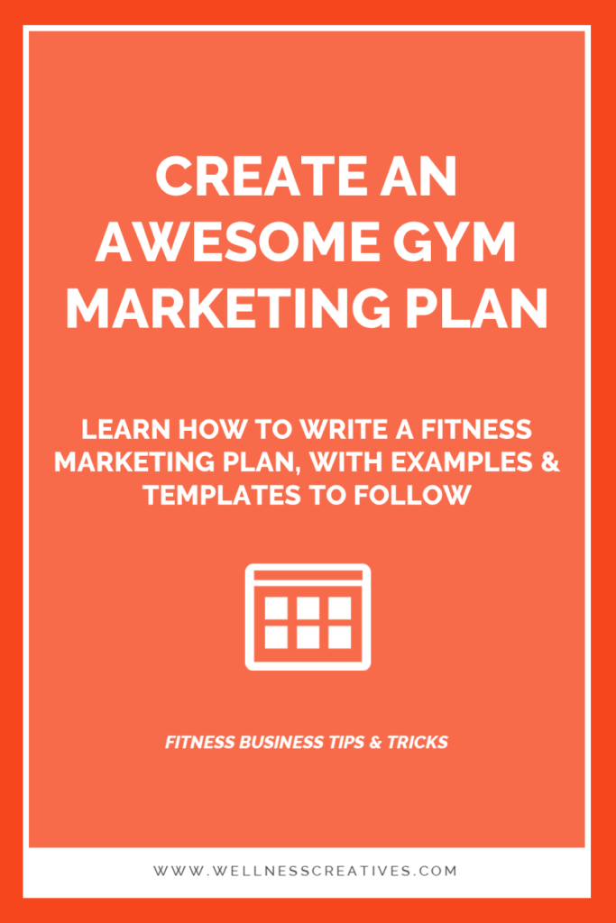 FItness Marketing Plan Template For Clubs Equipment