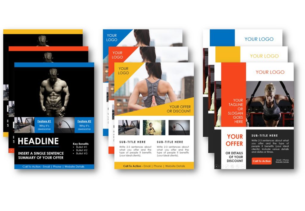 Fitness Poster Templates