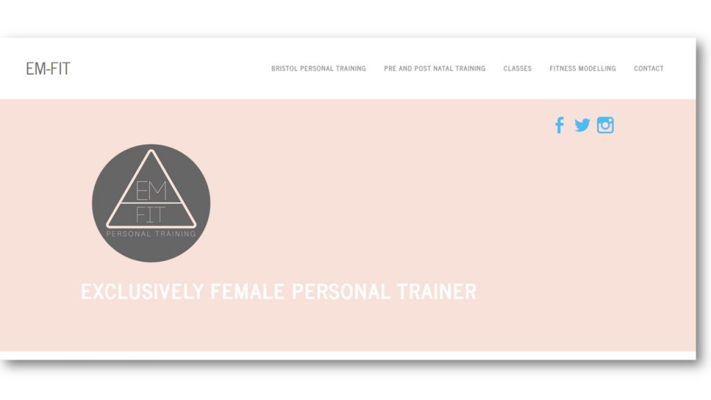 Personal Trainer Website Design Inspiration