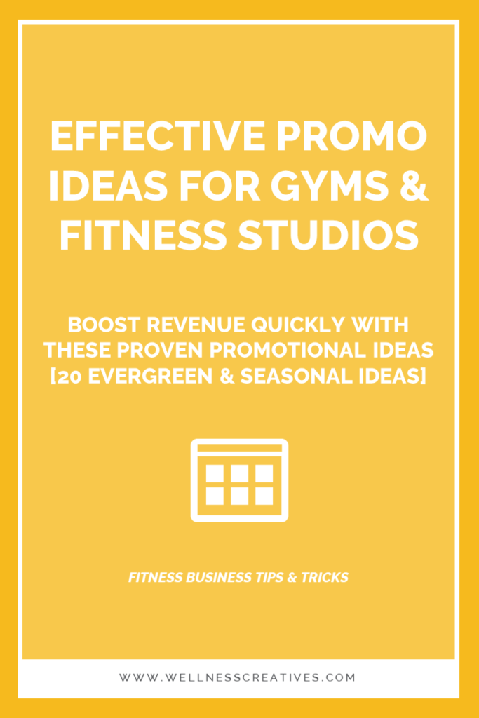 Gym Fitness Club Promo Ideas