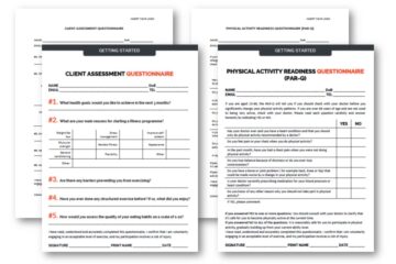 Editable PARQ Form Templates