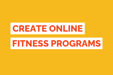 Create Online Fitness Program Tile