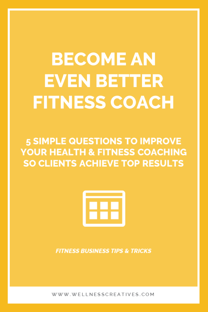Health Fitness Coaching Questions Tips