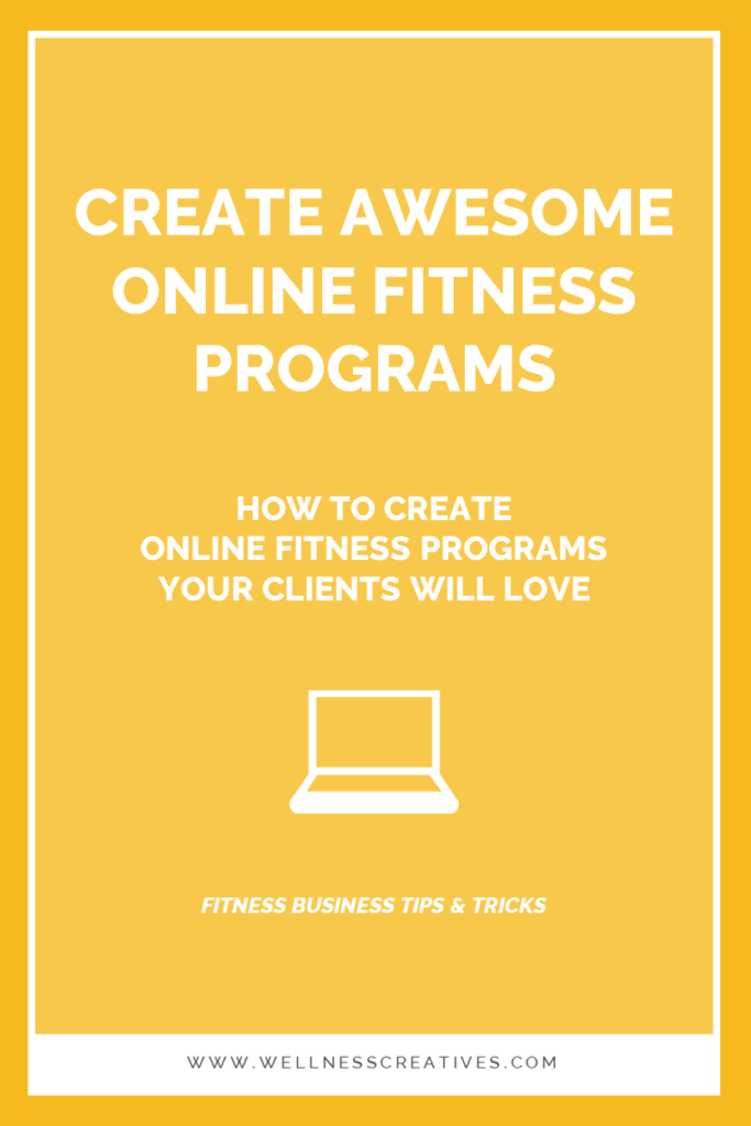 How To Create Online Fitness Programs