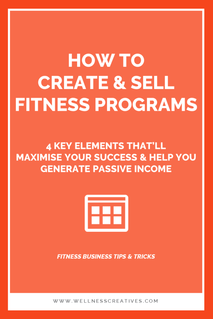 How To Create Sell Fitness Programs Successfully