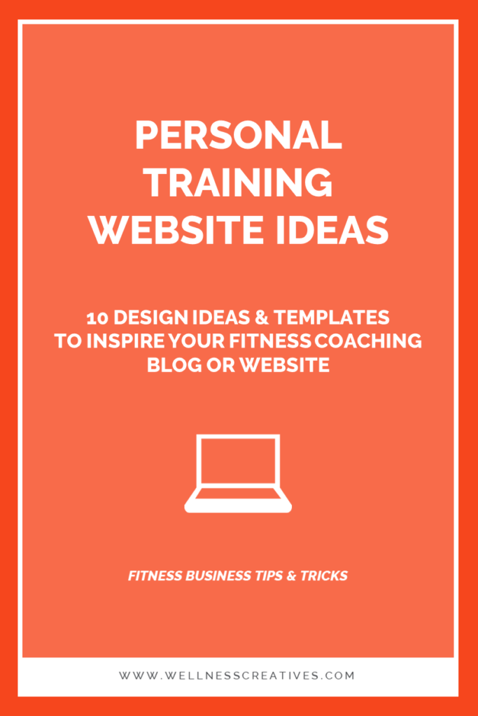 Personal Training Website Design Ideas