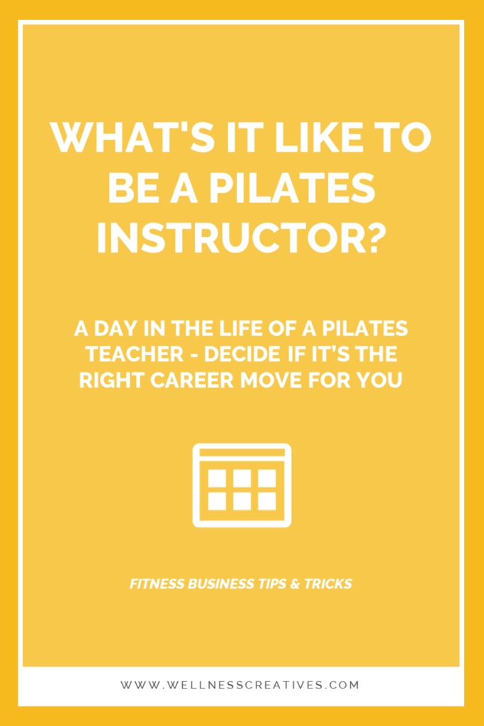 Being Pilates Teacher Routine Day