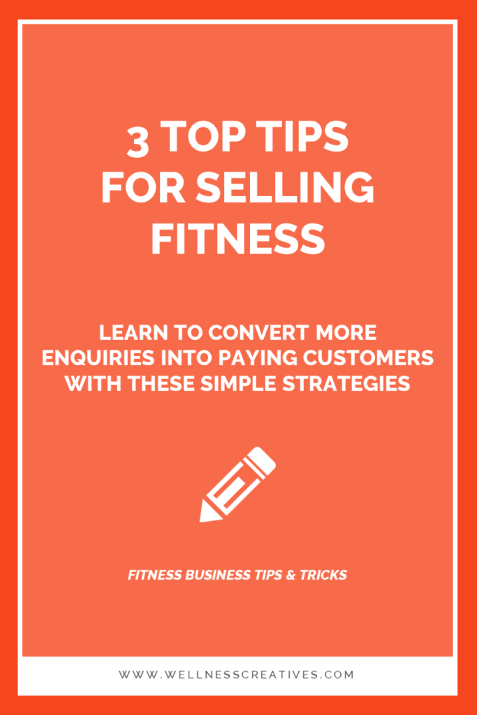 Tips Selling Fitness Personal Training Successfully