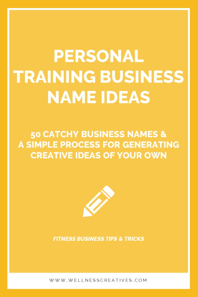 Personal Training Business Name Generator