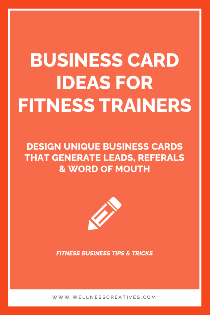 Fitness Trainer Business Cards