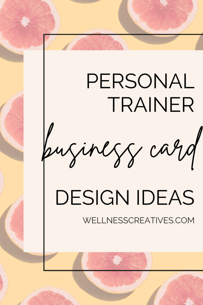 Personal Trainer Business Card Design Ideas Pinterest