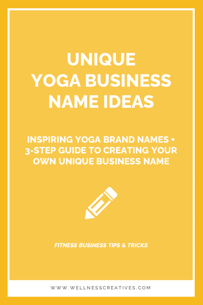 Yoga Business Name Ideas