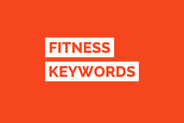 Health Fitness Keywords Tile