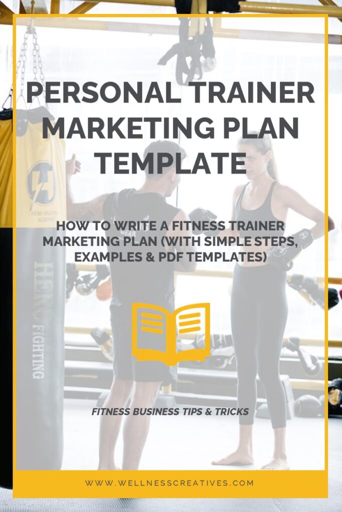 Personal Trainer Marketing Plan PDF Template Pinterest