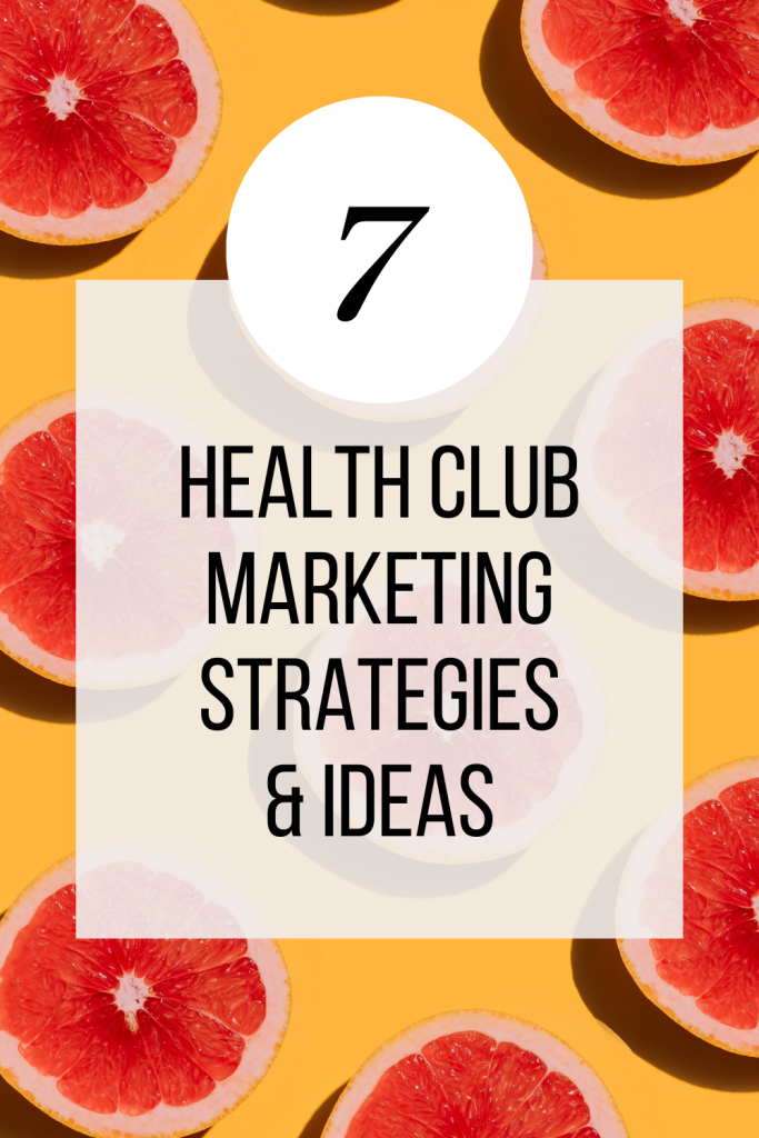 Health Club Marketing Strategies Pinterest