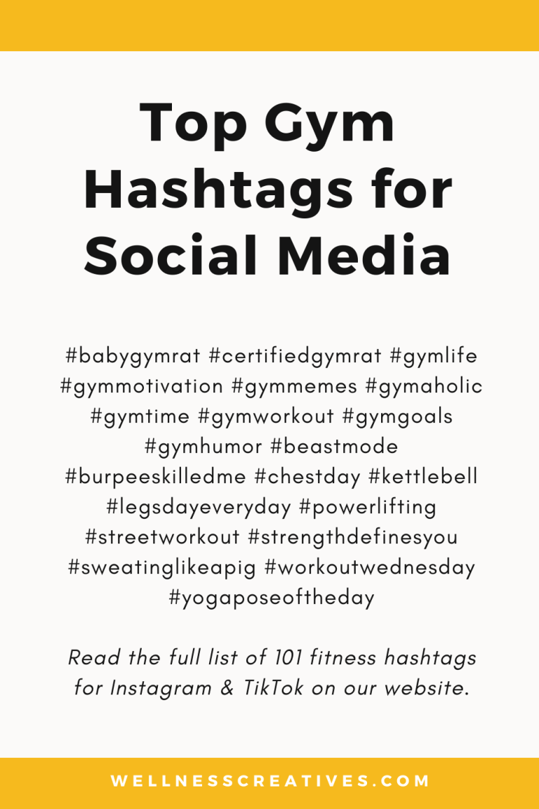 Top Fitness & Gym Hashtags To Grow Your Instagram Account