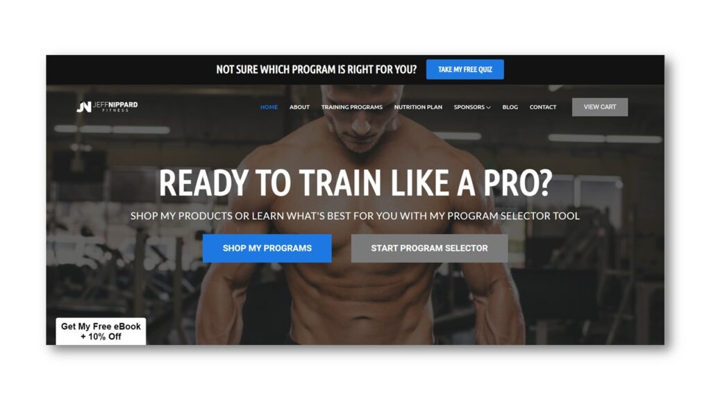 Online Fitness Shopify