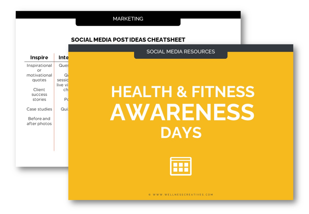 Fitness Awareness Days & Social Media Post Ideas