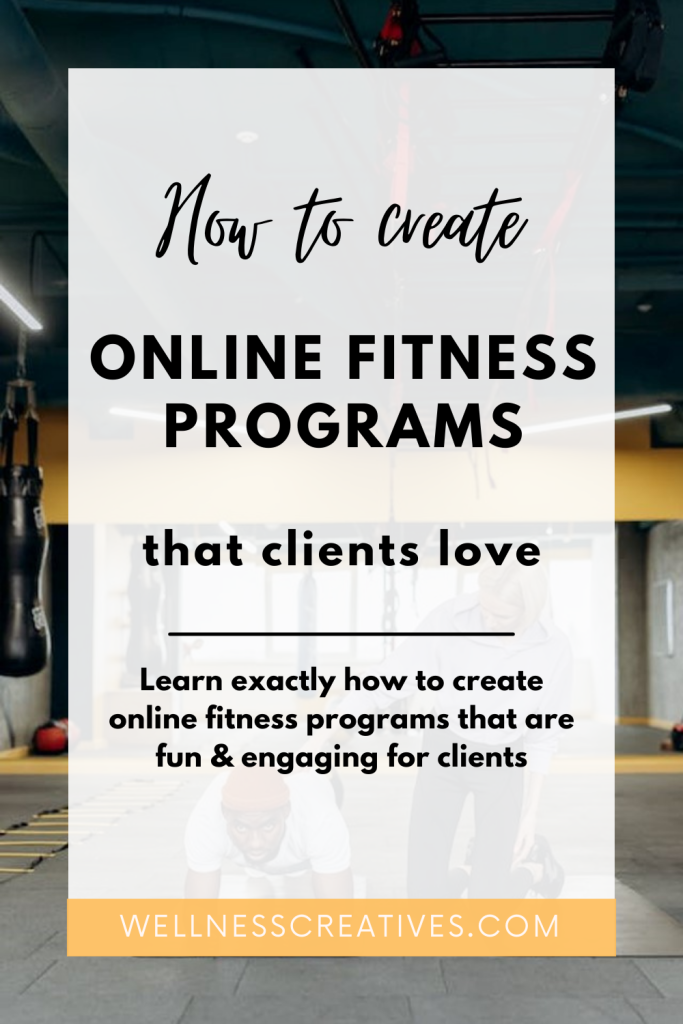 Create Online Workout Programs Clients Love