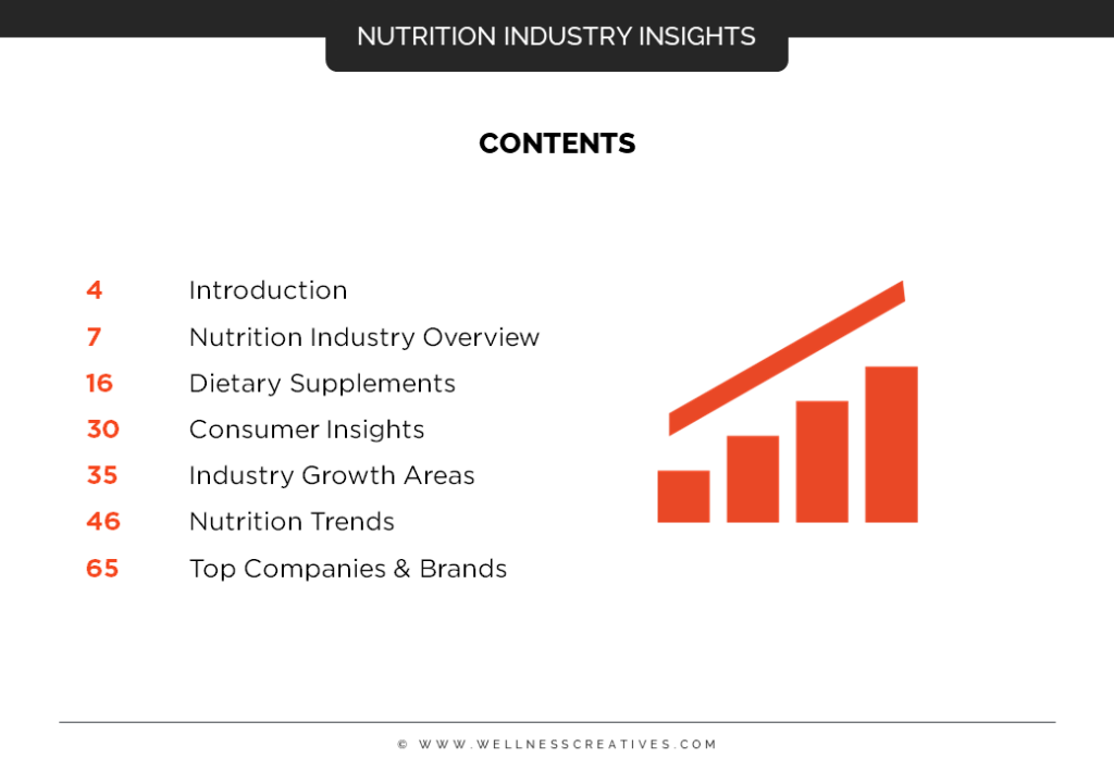 Nutrition Report Contents