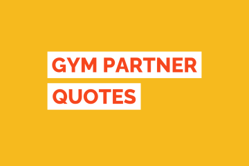 Gym Partner Quotes Tile