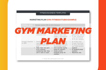 Gym Marketing Plan Cover