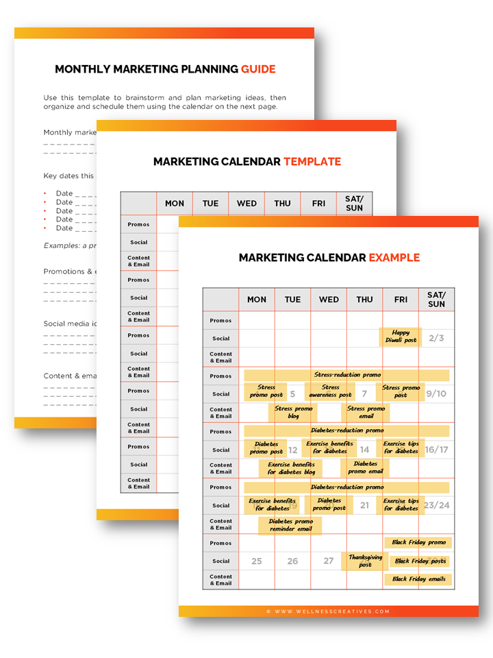 Monthly Marketing Planner Hero