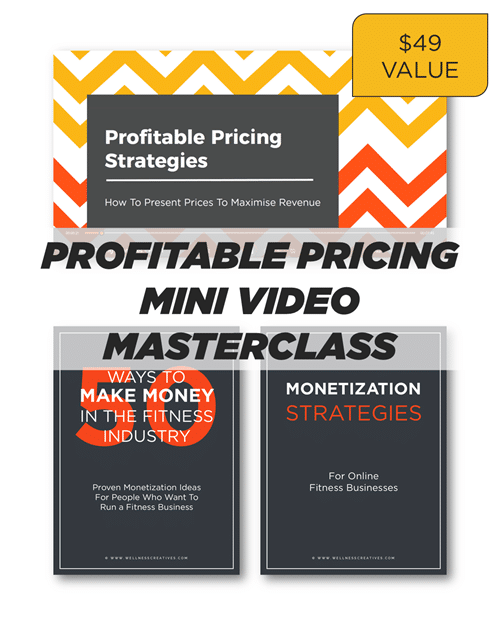 Pricing Video Masterclass For Fitness Businesses
