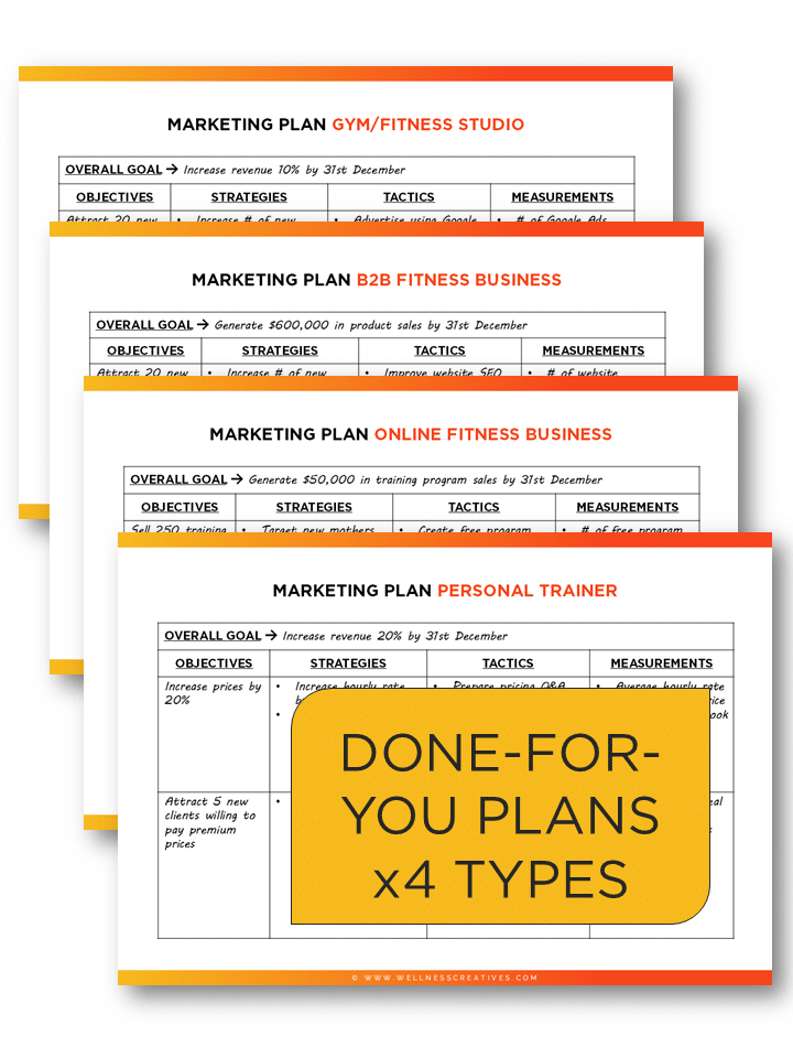 Fitness Marketing Plans