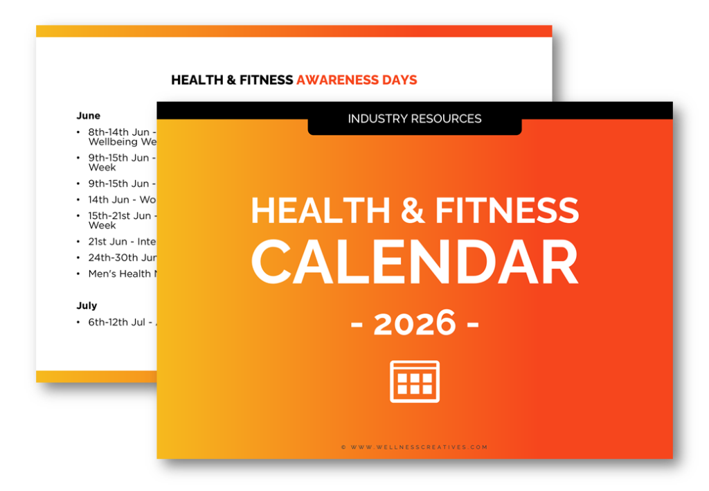 2026 Health Fitness Awareness Days Calendar