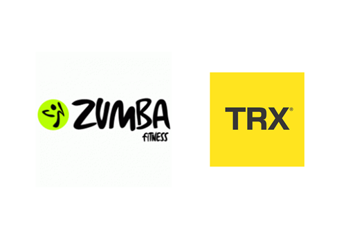 Zumba and TRX Suspension Training Logos