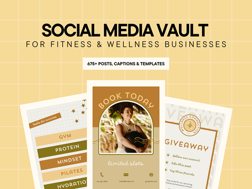 Social Media Template Vault